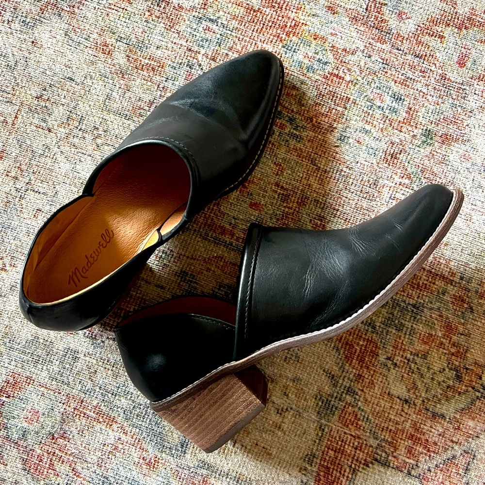 The Brady Lowcut Bootie, Black - Madewell- Size 9.5 US Womens